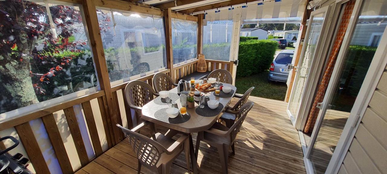 Mobilhome 2Ch Climatise-Terrasse Fermee-4 Velos-Camping 4 Etoiles Les Charmettes Les Mathes Exteriör bild