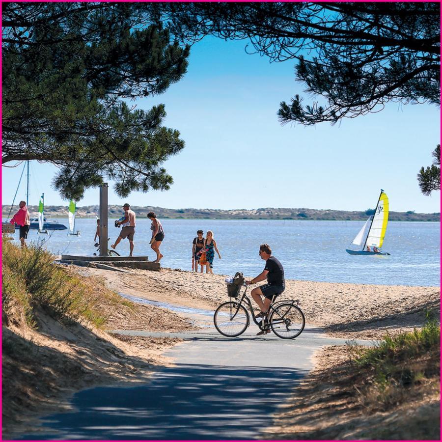 Mobilhome 2Ch Climatise-Terrasse Fermee-4 Velos-Camping 4 Etoiles Les Charmettes Les Mathes Exteriör bild