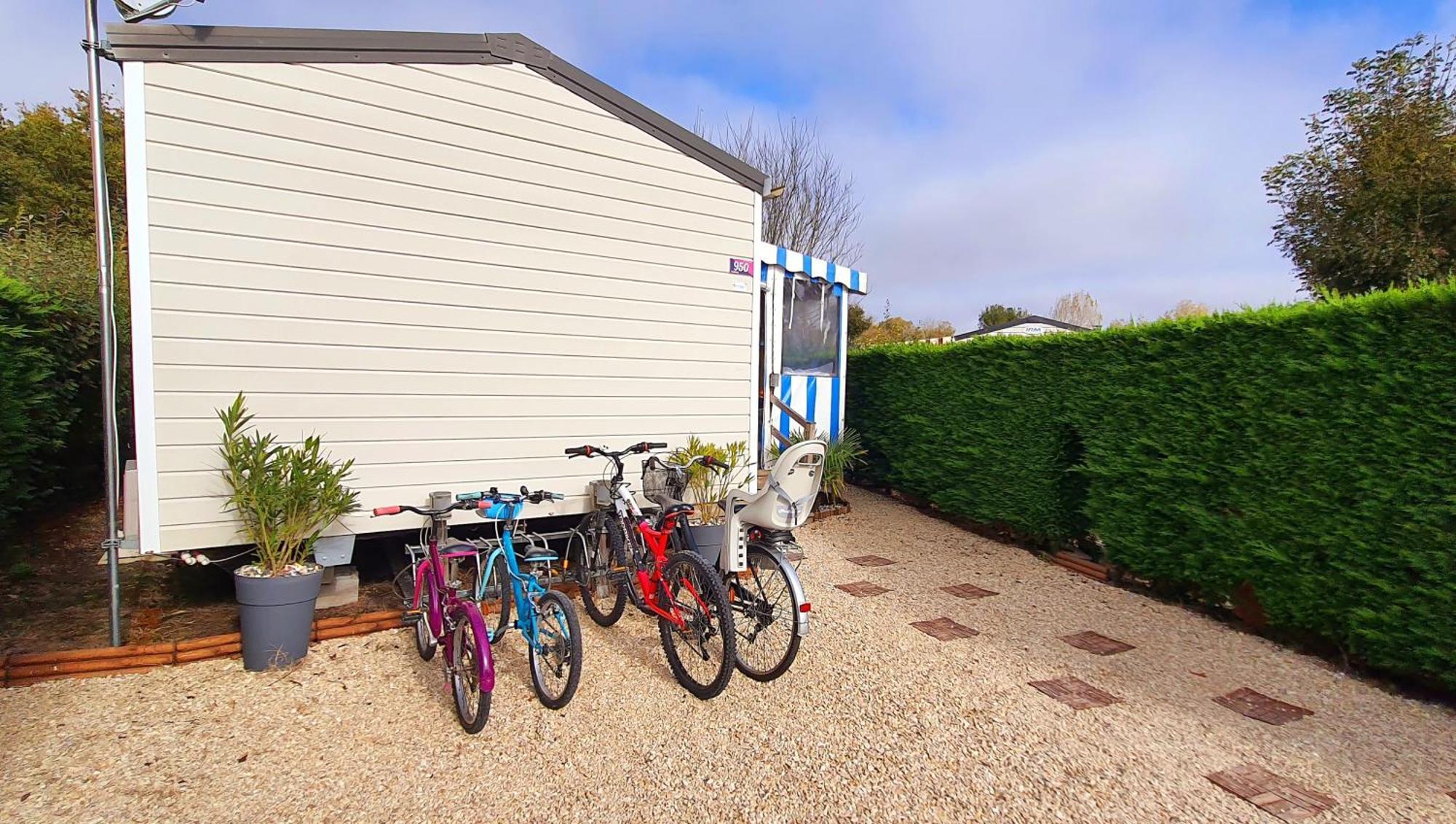 Mobilhome 2Ch Climatise-Terrasse Fermee-4 Velos-Camping 4 Etoiles Les Charmettes Les Mathes Exteriör bild